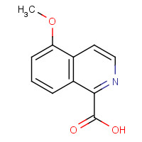 99972-53-9 5-methoxyisoquinoline-1-carboxylic acid chemical structure