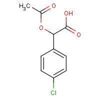 153750-10-8 2-acetyloxy-2-(4-chlorophenyl)acetic acid chemical structure