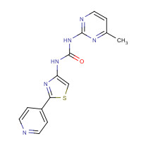 478365-47-8 1-(4-methylpyrimidin-2-yl)-3-(2-pyridin-4-yl-1,3-thiazol-4-yl)urea chemical structure