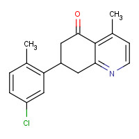 239132-03-7 7-(5-chloro-2-methylphenyl)-4-methyl-7,8-dihydro-6H-quinolin-5-one chemical structure