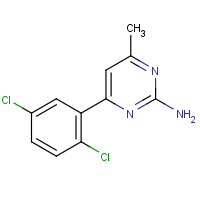 913322-52-8 4-(2,5-dichlorophenyl)-6-methylpyrimidin-2-amine chemical structure