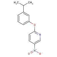 1216748-94-5 5-nitro-2-(3-propan-2-ylphenoxy)pyridine chemical structure