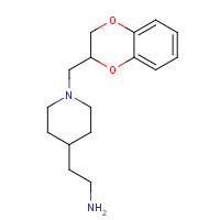194612-31-2 2-[1-(2,3-dihydro-1,4-benzodioxin-3-ylmethyl)piperidin-4-yl]ethanamine chemical structure