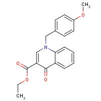 937268-26-3 ethyl 1-[(4-methoxyphenyl)methyl]-4-oxoquinoline-3-carboxylate chemical structure