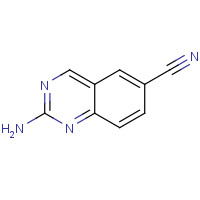 1131604-81-3 2-aminoquinazoline-6-carbonitrile chemical structure