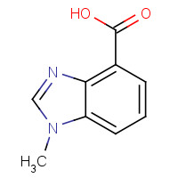 672957-92-5 1-methylbenzimidazole-4-carboxylic acid chemical structure