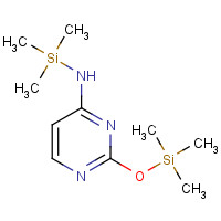 18037-10-0 N-trimethylsilyl-2-trimethylsilyloxypyrimidin-4-amine chemical structure