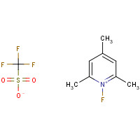 107264-00-6 1-fluoro-2,4,6-trimethylpyridin-1-ium;trifluoromethanesulfonate chemical structure