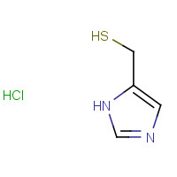 17496-21-8 1H-imidazol-5-ylmethanethiol;hydrochloride chemical structure