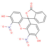 24545-86-6 3',6'-dihydroxy-4',5'-dinitrospiro[2-benzofuran-3,9'-xanthene]-1-one chemical structure