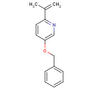 1196074-40-4 5-phenylmethoxy-2-prop-1-en-2-ylpyridine chemical structure