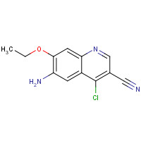 848133-87-9 6-amino-4-chloro-7-ethoxyquinoline-3-carbonitrile chemical structure