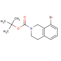893566-75-1 tert-butyl 8-bromo-3,4-dihydro-1H-isoquinoline-2-carboxylate chemical structure