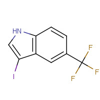 440363-05-3 3-iodo-5-(trifluoromethyl)-1H-indole chemical structure