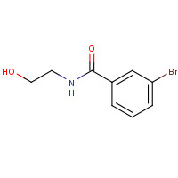 57728-66-2 3-bromo-N-(2-hydroxyethyl)benzamide chemical structure