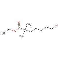 123469-92-1 ethyl 7-bromo-2,2-dimethylheptanoate chemical structure