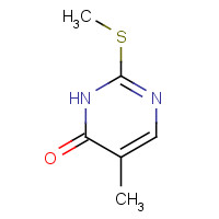 20651-30-3 5-methyl-2-methylsulfanyl-1H-pyrimidin-6-one chemical structure