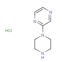 61655-78-5 2-piperazin-1-ylpyrazine;hydrochloride chemical structure