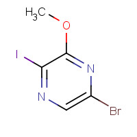476622-89-6 5-bromo-2-iodo-3-methoxypyrazine chemical structure