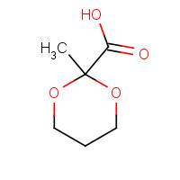 5703-42-4 2-methyl-1,3-dioxane-2-carboxylic acid chemical structure