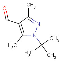 647824-51-9 1-tert-butyl-3,5-dimethylpyrazole-4-carbaldehyde chemical structure