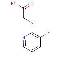 1355196-66-5 2-[(3-fluoropyridin-2-yl)amino]acetic acid chemical structure