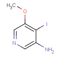 1045855-66-0 4-iodo-5-methoxypyridin-3-amine chemical structure