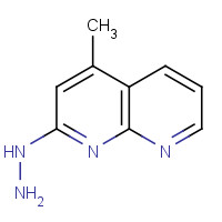 937677-85-5 (4-methyl-1,8-naphthyridin-2-yl)hydrazine chemical structure