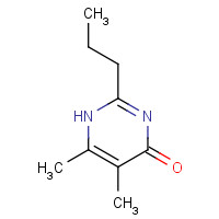 90565-54-1 5,6-dimethyl-2-propyl-1H-pyrimidin-4-one chemical structure