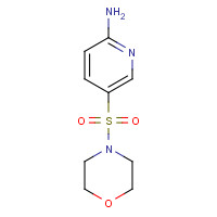 627840-82-8 5-morpholin-4-ylsulfonylpyridin-2-amine chemical structure