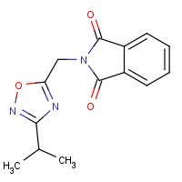 1093881-59-4 2-[(3-propan-2-yl-1,2,4-oxadiazol-5-yl)methyl]isoindole-1,3-dione chemical structure