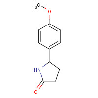 128100-35-6 5-(4-methoxyphenyl)pyrrolidin-2-one chemical structure