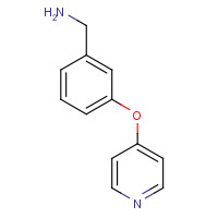 685533-75-9 (3-pyridin-4-yloxyphenyl)methanamine chemical structure