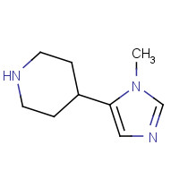 147960-44-9 4-(3-methylimidazol-4-yl)piperidine chemical structure