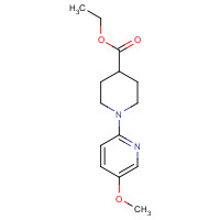1241894-56-3 ethyl 1-(5-methoxypyridin-2-yl)piperidine-4-carboxylate chemical structure