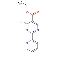 1068974-85-5 ethyl 4-methyl-2-pyridin-2-ylpyrimidine-5-carboxylate chemical structure