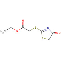 51126-34-2 ethyl 2-[(4-oxo-1,3-thiazol-2-yl)sulfanyl]acetate chemical structure