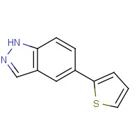 885272-39-9 5-thiophen-2-yl-1H-indazole chemical structure