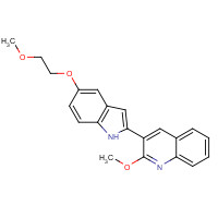 820977-36-4 2-methoxy-3-[5-(2-methoxyethoxy)-1H-indol-2-yl]quinoline chemical structure