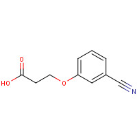 210962-57-5 3-(3-cyanophenoxy)propanoic acid chemical structure