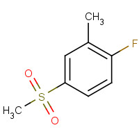 828270-58-2 1-fluoro-2-methyl-4-methylsulfonylbenzene chemical structure