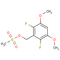 1453211-60-3 (2,6-difluoro-3,5-dimethoxyphenyl)methyl methanesulfonate chemical structure
