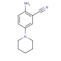 13514-93-7 2-amino-5-piperidin-1-ylbenzonitrile chemical structure