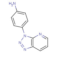 62052-08-8 4-(triazolo[4,5-b]pyridin-3-yl)aniline chemical structure