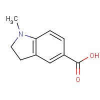 380922-37-2 1-methyl-2,3-dihydroindole-5-carboxylic acid chemical structure