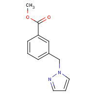 562803-63-8 methyl 3-(pyrazol-1-ylmethyl)benzoate chemical structure