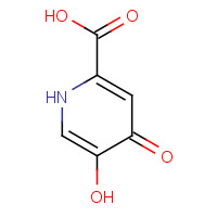 43077-77-6 5-hydroxy-4-oxo-1H-pyridine-2-carboxylic acid chemical structure