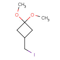 1003013-83-9 3-(iodomethyl)-1,1-dimethoxycyclobutane chemical structure