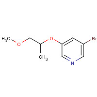 1339329-74-6 3-bromo-5-(1-methoxypropan-2-yloxy)pyridine chemical structure
