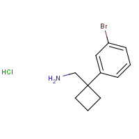 915402-09-4 [1-(3-bromophenyl)cyclobutyl]methanamine;hydrochloride chemical structure